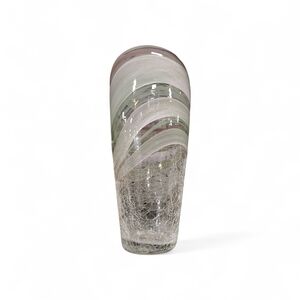 New Elegant Swirled Glass Vase
